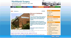 Desktop Screenshot of northlands-surgery.co.uk